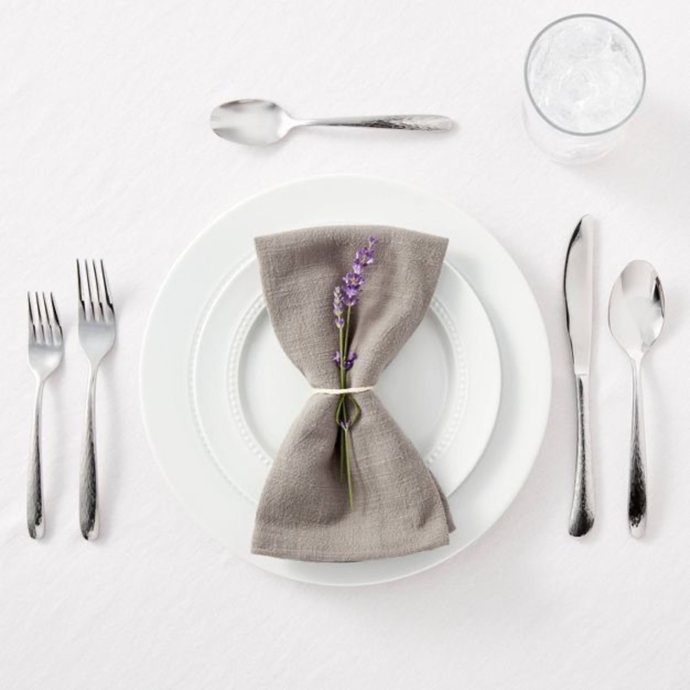 20pc Silver Texture Kayden Silverware Set - Threshold